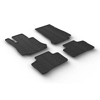 Afbeelding van Gledring Rubbermatten passend voor Mercedes GLC X253 2015 &amp; Coupe C253 2016 (T profiel 4 delig + montageclips)