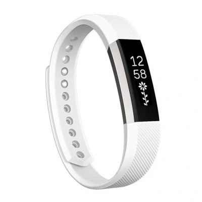 Afbeelding van Fitbit Alta siliconen bandje, Maat: Small, Lengte: 18.5CM Wit