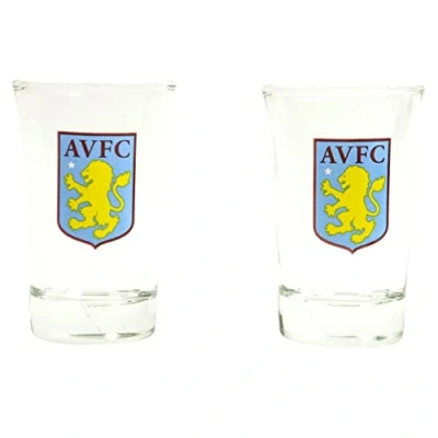 Afbeelding van Aston Villa FC Two Pack Shot Glasses borrelglazen, meerkleurig, uniek