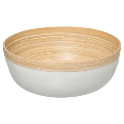 Afbeelding van Secret de Gourmet Slakom/serveer schaal Bamboe D30 cm Saladeschalen