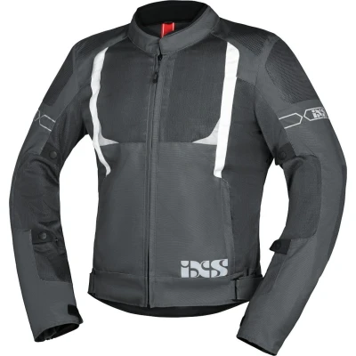 Afbeelding van IXS Trigonis Air Motorfiets textiel jas, grijs, afmeting 3XL voor man