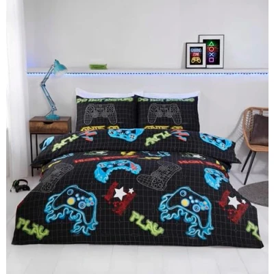 Afbeelding van Rapport home Gamer Microvezel Dekbedovertrek Set Dubbel Multi