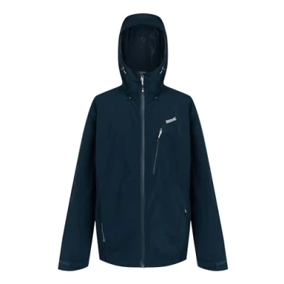 Afbeelding van Regatta Heren Birchdale waterdichte ademende Isotex Hi tech jas jas, marineblauw, M