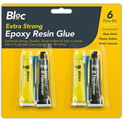 Afbeelding van 2Pc Epoxyhars Super Lijm &amp; Hardener Quick 5 Minuten Droog Extra Sterke Hold Glas, Keramiek, Tegel, Metaal, Plastic Etc