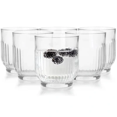 Afbeelding van Glasmark KROSNO 1992 Glazenset 6 delig Drinkglazen Waterglazen Sapglazen Vaatwasmachinebestendig 6x290 ml