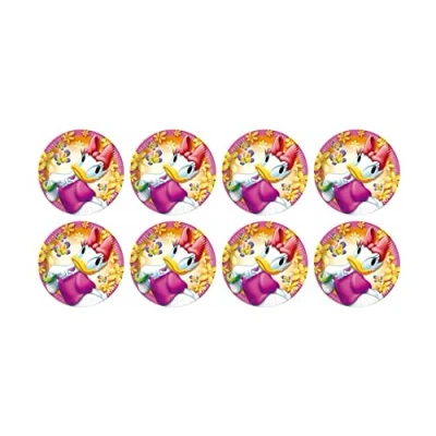 Afbeelding van ALMACENESADAN, 5150 verjaardagsfeestset, 8 kartonnen borden, 19,5 cm, licentieproduct (Deasy)