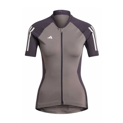 Afbeelding van adidas Performance Essentials 3STRIPES Wielershirt, Dames, Maat: XS, Charcoal