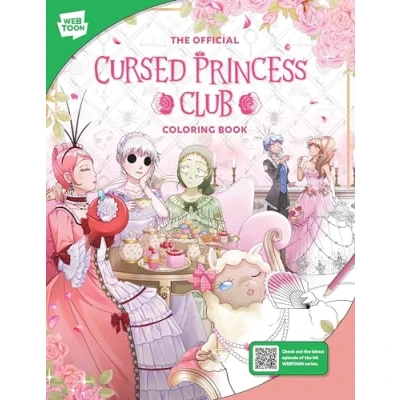 Afbeelding van The Official Cursed Princess Club Coloring Book: 46 original illustrations to color and enjoy