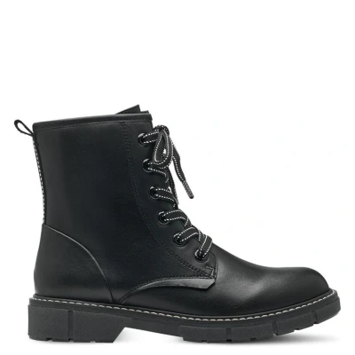 Afbeelding van MARCO TOZZI dames 2 25282 41 Boot Flat, Black/White, 40 EU