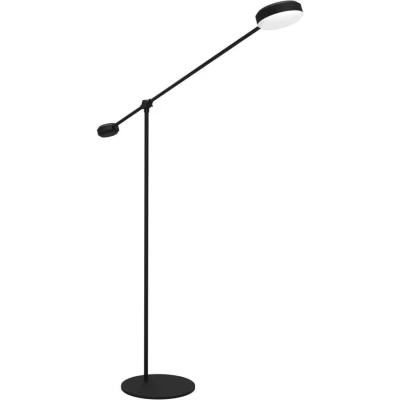 Afbeelding van EGLO Clavellina Vloerlamp LED 160,5 cm Zwart/Wit Dimbaar