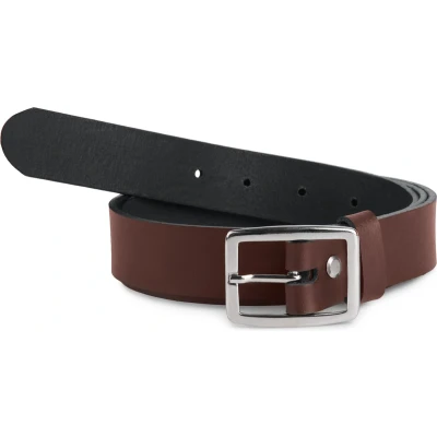 Afbeelding van Ladeheid Dames Kledingriem Riem Broekriem Verstelbaar Leer MS EL D41 Donkerbruin 2 85 cm