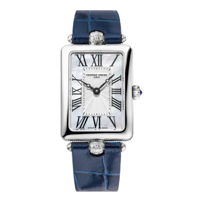 Afbeelding van Frederique Constant dames Classics Art Deco Carree horloge FC 200MPW2AC2D6 in de kleur Zilver