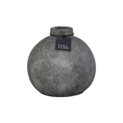 Afbeelding van STILL Vaas Kendil Earth Grijs 24 x 22 cm