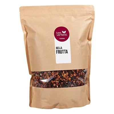 Afbeelding van FRUTEG Loser Fruit Tea Bella Frutta 1000 g thee losse Herbe, zuur fris en tegelijkertijd zoete samenstelling van de theemix 1 kg