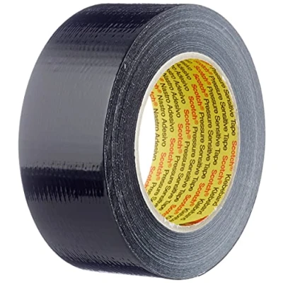Afbeelding van 3M Weefseltape zwart lengte 50 m breedte 48 mm wiel 24 stuks 7100098695