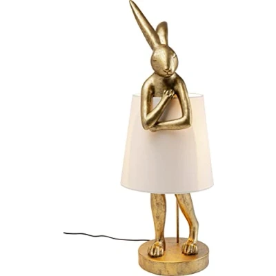 Afbeelding van Kare Design Animal Rabbit Tafellamp 88 Cm Goudkleurig
