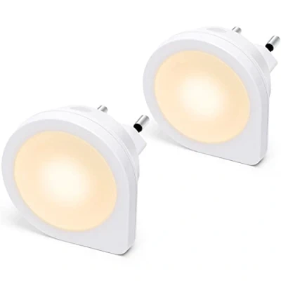 Afbeelding van Aigostar 10B9R LED Nachtlampje Stopcontact met Dag/Nacht Sensor Bedlampje Verlichting Babykamer 3000K 2 Stuks