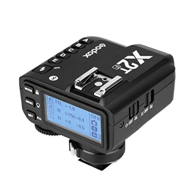 Afbeelding van Godox X2T F TTL draadloze flitsontspanner 1/8000s HSS 2.4G ontspanner compatibel met Fuji DSLR camera voor V1 TT350F AD200 AD200Pro