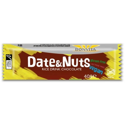 Afbeelding van BonVita Date &amp; Nuts Bar