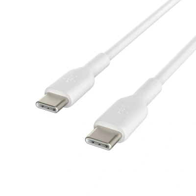Afbeelding van USB C naar kabel 2 meter 2.0 (Power Delivery, Wit)
