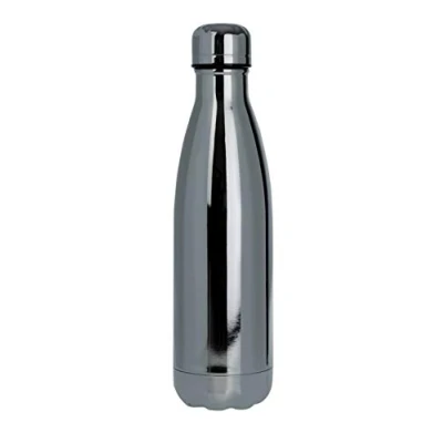 Afbeelding van Nerthus Dubbelwandige thermosfles voor koude en warme dranken design metaal titanium staal 500 ml BPA vrij 18/8