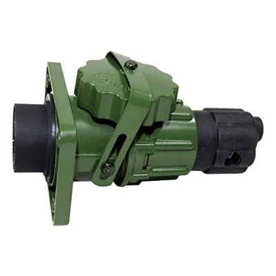 Afbeelding van Easy Link NATO stopcontact stekker + bus, 24 V, 35 mm², 2 polig brandweer, leger, vrachtwagen