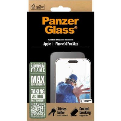 Afbeelding van Panzerglass Apple iPhone 16 Pro Max Ultra Wide Fit with Aluminum Frame