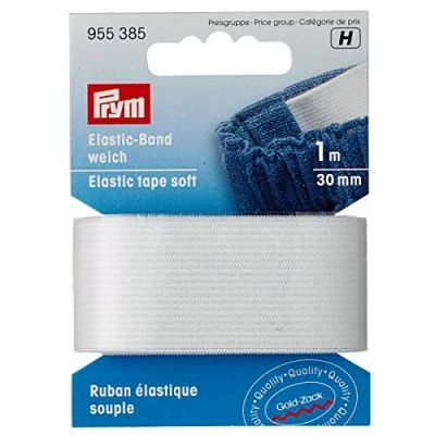 Afbeelding van Prym 19553850 naai elastiek Wit 1 m stuk(s)
