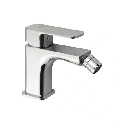 Afbeelding van Bidetmengkraan Sapho Factor 1 hendel 12.9 cm Chroom