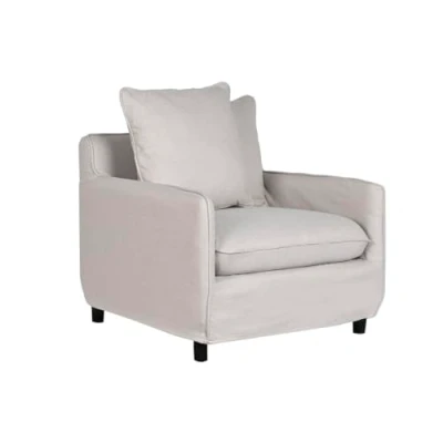 Afbeelding van Home Esprit Leunstoel Beige 85 X 74 Cm