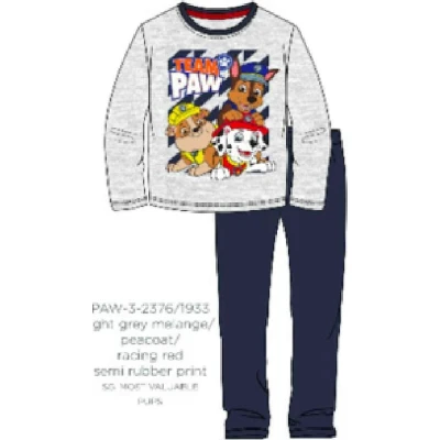 Afbeelding van Paw Patrol pyjama grijs Maat 128 / 8 jaar