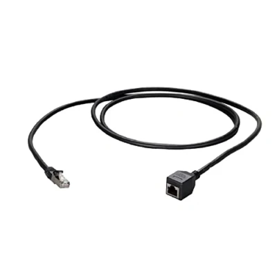 Afbeelding van Netwerk verlengkabel Cat6a S/FTP 10 meter (100% koper, LSZH, Zwart)