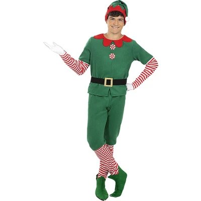 Afbeelding van FUNIDELIA Elven kostuum voor mannen Kerst Elf Maat: XL Groen