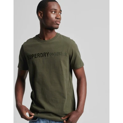 Afbeelding van Superdry Heren tshirt Vintage Corp Logo Gd Tee