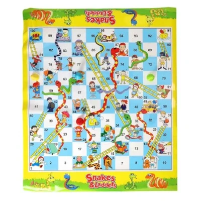 Afbeelding van Snakes &amp; Ludo Bordspel