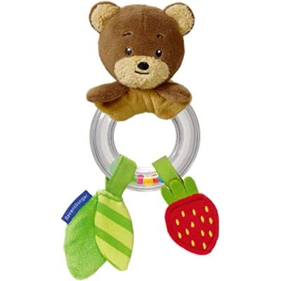 Afbeelding van Ravensburger ministeps 4562 Rasselring Bärchen, Greifling mit Ringrassel und Knister Geräusch, Baby Spielzeug ab 3 Monaten