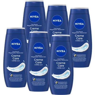 Afbeelding van Nivea Creme Care Douchecreme Voordeelverpakking 6x250ml