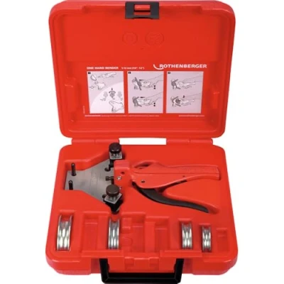 Afbeelding van Rothenberger Buigset voor eenhandsbediening tot 90 graden C werkbereik 1/4 5/16 3/8 1/2 inch 5 delig 1 stuk 24134