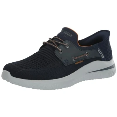 Afbeelding van Skechers Heren Slip ins: Delson 3.0 Roth Mocassin, Donkerblauw, 39.5 EU