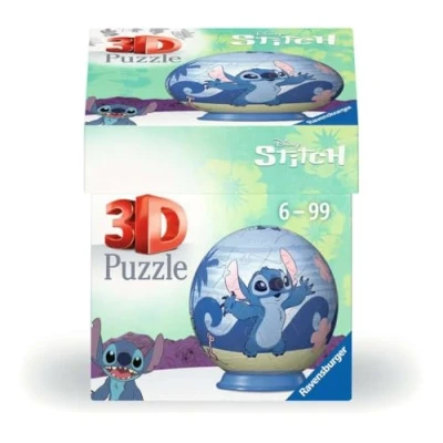 Afbeelding van Ravensburger Puzzle Ball Disney Stitch 3D Puzzelbal 72 Stukjes