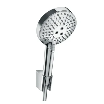 Afbeelding van Hansgrohe raindance select s powderrain handdouche badset 120mm douchekop 3jet 1250mm doucheslang met douchehouder chroom 27669000