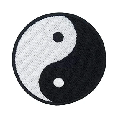 Afbeelding van Finally Home Yin en Yang patches om op te strijken, strijkpatches, patches,