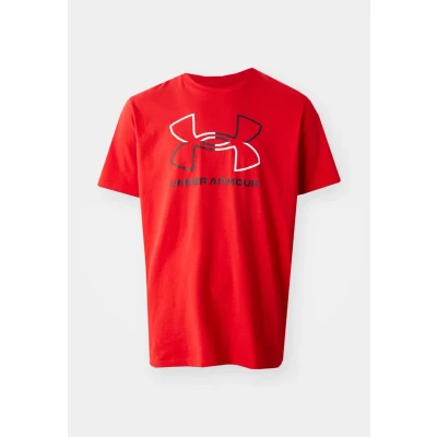 Afbeelding van Under Armour Foundation Update Tshirt print, Heren, Maat: Large, Red/white/black