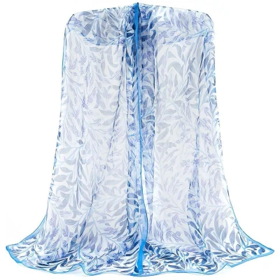 Afbeelding van Signare Sjaal 100% pure zijde Blauw Willow Bough William Morris