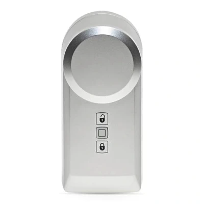 Afbeelding van Homematic IP Smart Home 160556A0 Deurslotaandrijving, elektronisch deurslot, Lock zonder ombouw, deuropener via app, Alexa en Google Assistant, zilver