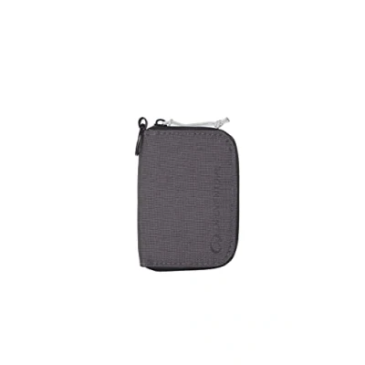 Afbeelding van Lifeventure Heren RFID beschermde munt compacte reisportemonnee, milieuvriendelijk, recyclebaar materiaal (grijs), gemaakt, eenheidsmaat, 68151