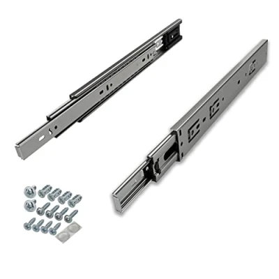 Afbeelding van SOTECH 1 paar volledig uitschuifbare Ladegeleiders KV 35 H45 L550 SE MS 550 mm zelfsluitend, max. belasting kg, ladegeleider incl. schroevenset
