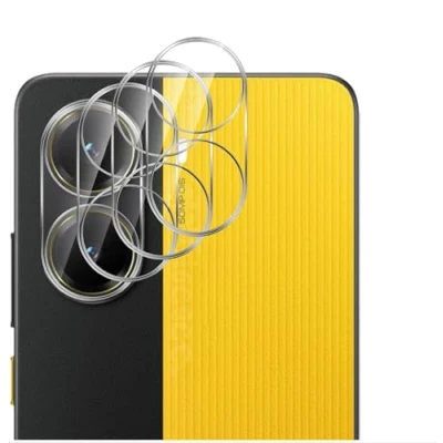 Afbeelding van GIOPUEY [Volledige bescherming cameralensbeschermer compatibel met Xiaomi Poco X7 Pro, 3 stuks] 3D camera gehard glas [Zeer transparant] Camerabeschermer voor Pro