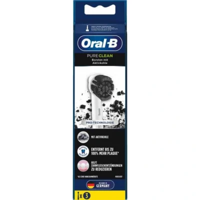 Afbeelding van De Oral B Pure Clean opzetborstels 3 Stuks