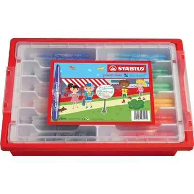 Afbeelding van STABILO power max viltstif, classpack van 96 stuks in geassorteerde kl